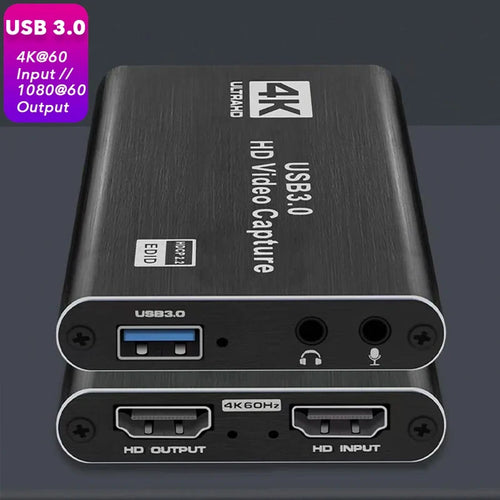 4K HDMI Video Capture Card – 1080P 60Hz USB 3.0 for PS4, OBS & Live Streaming